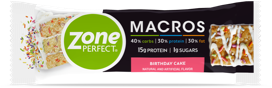ZonePerfect birthday cake Macros bar