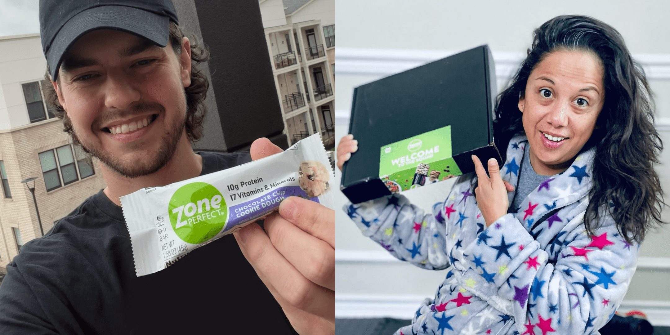 ZonePerfect Squad Sharing ZonePerfect Bars and Product